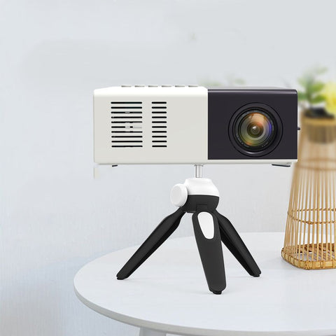 Portable Projector 3D Hd Led Home with TRIPOD Theater Cinema HDMI-compatible Usb Audio Projector Yg300 Mini Projector