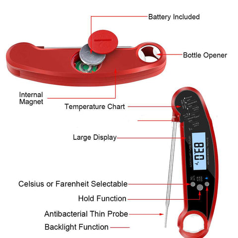 Temperature Measurement Food Barbecue Thermometer