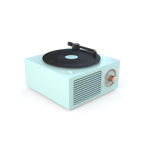 Retro Bluetooth Speaker Vinyl Record Player Bluetooth Audio Wireless Mini Portable Small Cannon Multifunctional