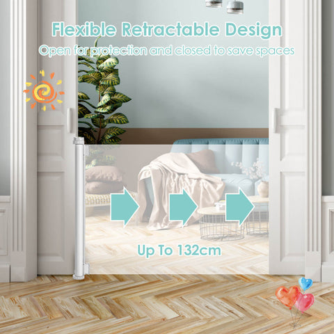 Retractable Baby Security Gate Door